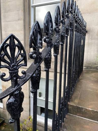 Wooden fence painting in London